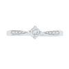 Thumbnail Image 1 of Previously Owned - 0.05 CT. T.W. Diamond Promise Ring in 10K White Gold