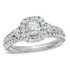 Thumbnail Image 0 of Previously Owned - Celebration Canadian Lux® 1.25 CT. T.W. Diamond Frame Engagement Ring in 18K White Gold (I/SI2)