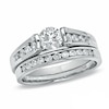 Thumbnail Image 0 of Previously Owned - 1.00 CT. T.W. Diamond Bridal Set in 14K White Gold (I/I1)