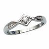Thumbnail Image 1 of Previously Owned - Cherished Promise Collection™ 0.05 CT. T.W. Diamond Beautiful Promise Ring in Sterling Silver