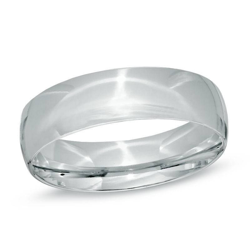 Main Image 1 of Previously Owned - 5.0mm Wedding Band in Sterling Silver