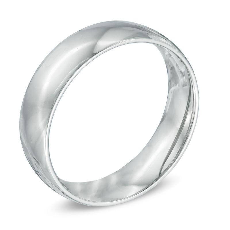 Previously Owned - Men's 5.0mm Wedding Band in Sterling Silver