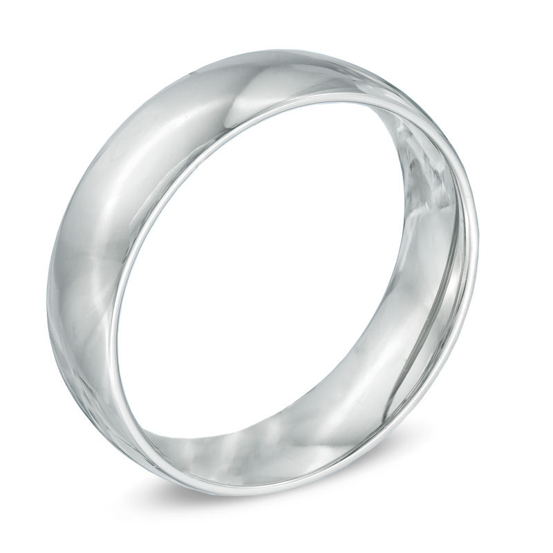 Main Image 2 of Previously Owned - 5.0mm Wedding Band in Sterling Silver