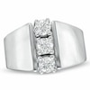 Thumbnail Image 0 of Previously Owned - 0.50 CT. T.W. Diamond Three Stone Linear Ring in 14K White Gold