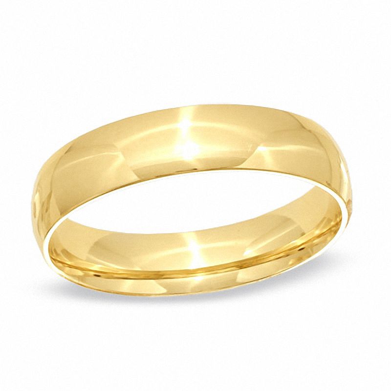 Main Image 1 of Previously Owned - 5.0mm Comfort Fit Wedding Band in 10K Gold