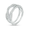 Thumbnail Image 2 of Previously Owned - 0.34 CT. T.W. Diamond Split Shank Solitaire Enhancer in 14K White Gold