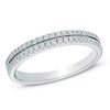 Thumbnail Image 0 of Previously Owned - 0.25 CT. T.W. Diamond Double Row Band in 14K White Gold
