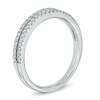 Thumbnail Image 1 of Previously Owned - 0.25 CT. T.W. Diamond Double Row Band in 14K White Gold