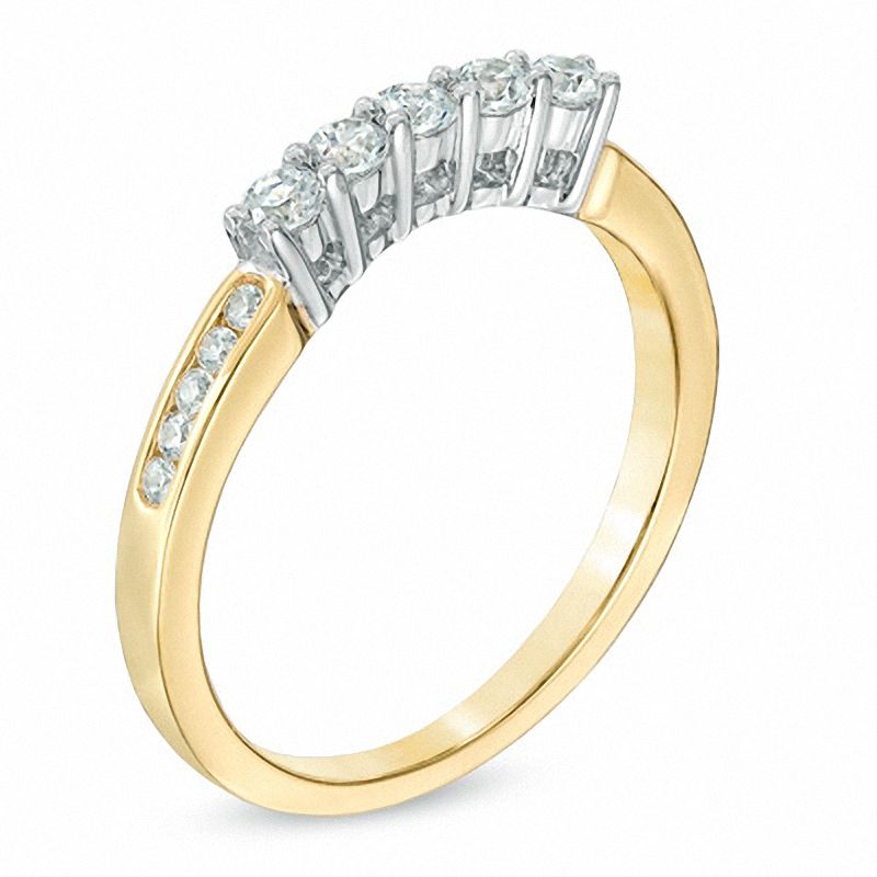 Main Image 2 of Previously Owned - 0.33 CT. T.W. Diamond Wedding Band in 14K Gold