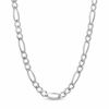Previously Owned - Men's 7.0mm Figaro Chain Necklace in Sterling Silver - 22"
