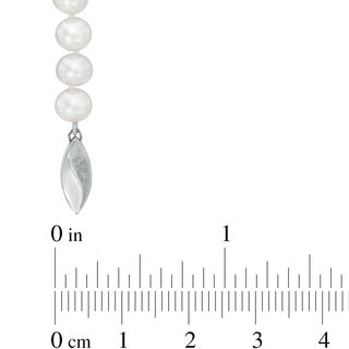 Previously Owned-Freshwater Cultured Pearl and Crystal Bead Necklace, Bracelet and Earrings Set in Sterling Silver