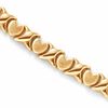 Previously Owned - X and Heart Stampato Bracelet in 10K Two-Tone Gold