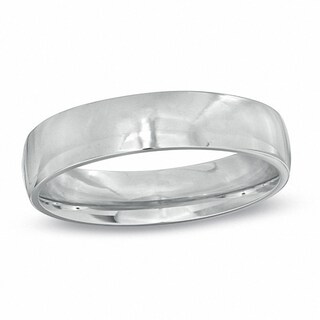Previously Owned - Men's 5.0mm Comfort Fit Wedding Band in Platinum
