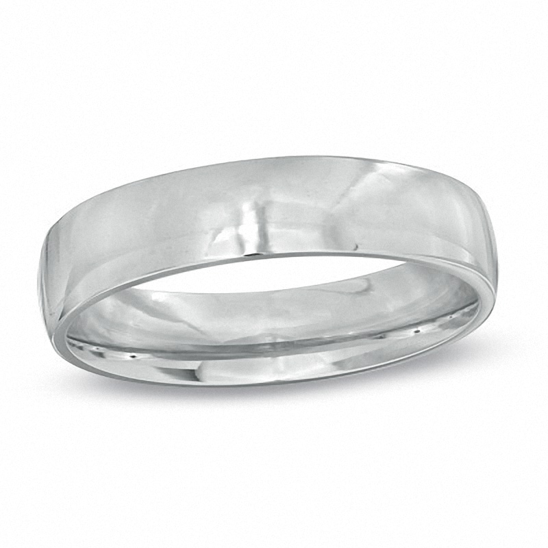 Previously Owned - Men's 5.0mm Comfort Fit Wedding Band in Platinum|Peoples Jewellers