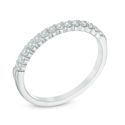 Previously Owned - 0.25 CT. T.W. Colourless Diamond Band in 18K White Gold (E/I1)