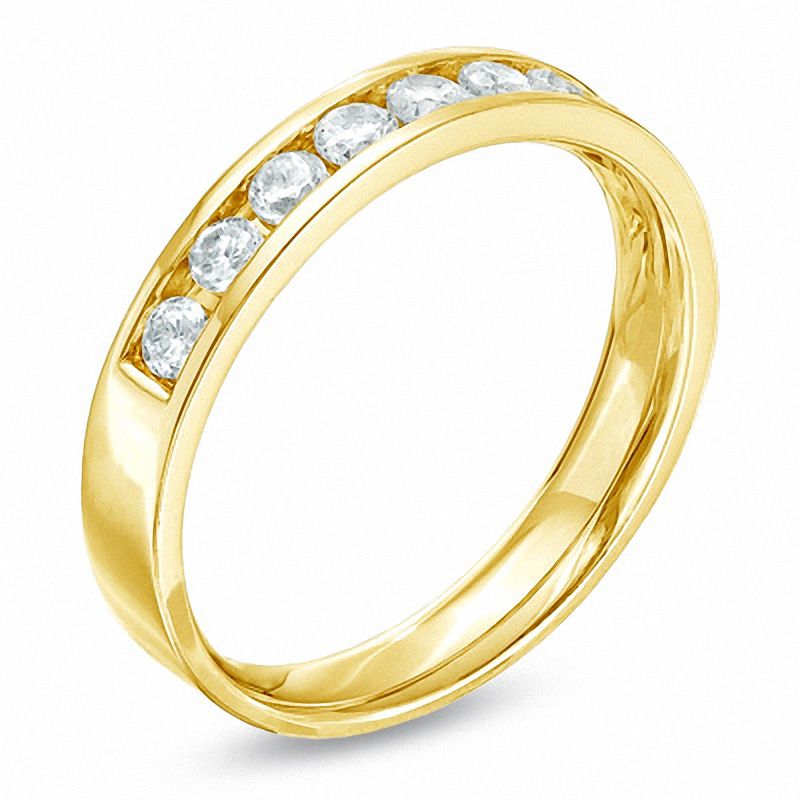 Previously Owned - Ladies' 0.50 CT. T.W. Diamond Channel Band in 14K Gold