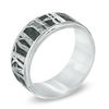 Previously Owned - Men's 9.0mm Comfort Fit Aspen Tree Wedding Band in Cobalt