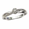 Thumbnail Image 0 of Previously Owned - Cherished Promise Collection™ 0.05 CT. T.W. Diamond Wonderland Promise Ring in Sterling Silver