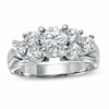 Thumbnail Image 0 of Previously Owned - 1.50 CT. T.W. Diamond Cluster Engagement Ring in 14K White Gold