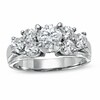 Thumbnail Image 0 of Previously Owned - 1.50 CT. T.W. Diamond Cluster Engagement Ring in 14K White Gold