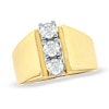 Thumbnail Image 0 of Previously Owned - 0.51 CT. T.W. Diamond Linear Past Present Future® Ring in 14K Gold