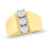 Thumbnail Image 0 of Previously Owned - 0.51 CT. T.W. Diamond Linear Past Present Future® Ring in 14K Gold