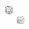 Thumbnail Image 1 of Previously Owned - 0.37 CT. T.W. Diamond Solitaire Stud Earrings in 14K White Gold (K-L/I2-I3)