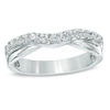 Thumbnail Image 1 of Previously Owned - Celebration  Lux® 0.40 CT. T.W. Diamond Contour Wedding Band in 18K White Gold (I/SI2)