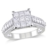 Thumbnail Image 0 of Previously Owned - 1.50 CT. T.W. Princess-Cut Composite Diamond Ring in 10K White Gold