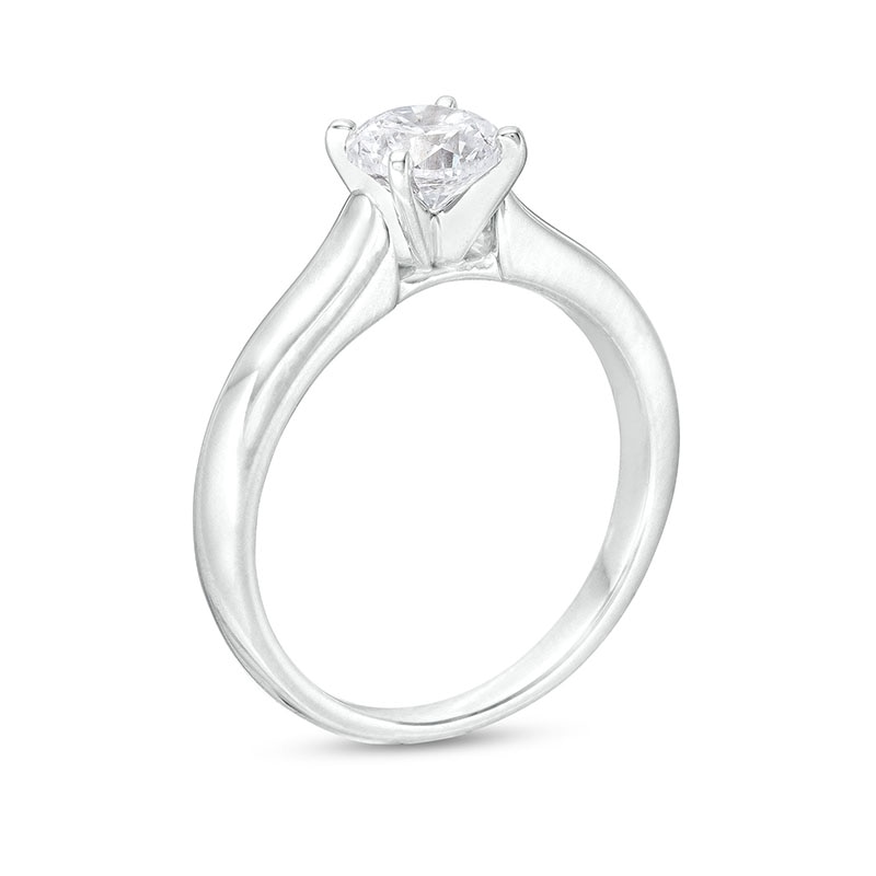 Previously Owned - 1.00 CT. Canadian Diamond Solitaire Engagement Ring in 14K White Gold (I/I1)