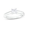 Thumbnail Image 0 of Previously Owned - 0.50 CT. Canadian Princess-Cut Diamond Solitaire Engagement Ring in 14K White Gold (I/I1)