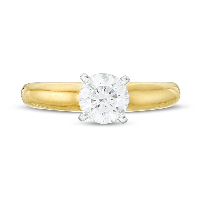 Main Image 4 of Previously Owned - 1.00 CT.  Diamond Solitaire Engagement Ring in 14K Gold (I/I1)