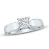 Thumbnail Image 1 of Previously Owned - Celebration  Lux® 1.00 CT. Princess-Cut Diamond Engagement Ring in 18K White Gold (I/SI2)