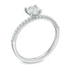 Thumbnail Image 1 of Previously Owned - 0.33 CT. T.W. Diamond Solitaire Engagement Ring in 10K White Gold