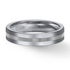 Thumbnail Image 0 of Previously Owned - Triton Men's 5.0mm Comfort Fit Stripe Wedding Band in Tungsten