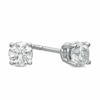 Thumbnail Image 1 of Previously Owned - 0.95 CT. T.W. Diamond Solitaire Stud Earrings in 14K White Gold