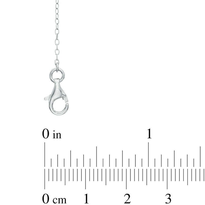 Main Image 2 of Previously Owned - Sideways Cross Necklace and Bracelet Set in Sterling Silver