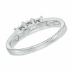 Thumbnail Image 3 of Previously Owned - 1.00 CT. T.W. Diamond Three Stone Past Present Future Engagement Ring in 14K White Gold