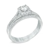Thumbnail Image 1 of Previously Owned - 0.45 CT. T.W. Canadian Diamond Frame Bridal Set in 14K White Gold (I/I2)