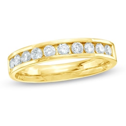 Previously Owned - 0.33 CT. T.W. Diamond Band in 14K Gold (I/I2)