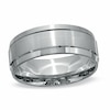 Thumbnail Image 0 of Previously Owned Men's 8.0mm Comfort Fit 14K White Gold Satin Wedding Band