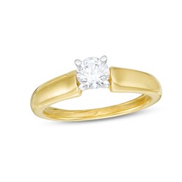 Previously Owned - 0.50 CT. Diamond Solitaire Engagement Ring in 14K Gold (I/I1)