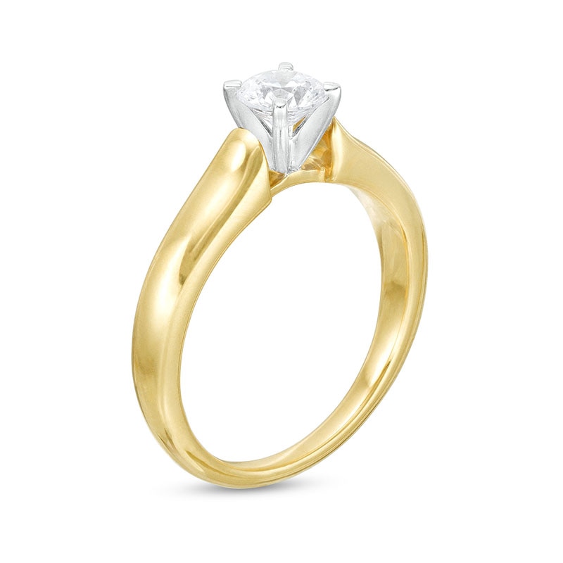 Previously Owned - 0.50 CT. Diamond Solitaire Engagement Ring in 14K Gold (I/I1)
