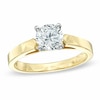 Thumbnail Image 0 of Previously Owned - 0.70 CT. Diamond Solitaire Crown Royal Engagement Ring in 14K Gold (J/I2)