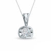 Thumbnail Image 1 of Previously Owned - 0.30 CT.   Diamond Solitaire Tension-Set Pendant in 14K White Gold (I/I2)