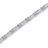 Thumbnail Image 1 of Previously Owned - 0.50 CT. T.W. Diamond Channel "X" Bracelet in 10K White Gold