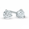 Thumbnail Image 0 of Previously Owned - 0.10 CT. T.W. Canadian Diamond Solitaire Stud Earrings in 14K White Gold (I/I2)