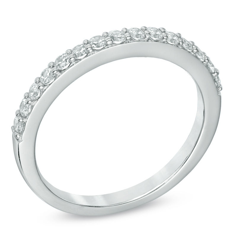 Main Image 2 of Previously Owned - Celebration  Lux® 0.40 CT. T.W. Diamond Wedding Band in 18K White Gold (I/SI2)