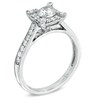 Thumbnail Image 2 of Previously Owned -  0.82 CT. T.W. Diamond Frame Engagement Ring in 14K White Gold (I/I1)