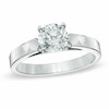 Thumbnail Image 1 of Previously Owned - 0.70 CT. Diamond Solitaire Crown Royal Engagement Ring in 14K White Gold (J/I2)